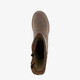 Leren dames laarzen taupe