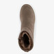 Leren dames boots taupe
