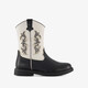 Meisjes cowboylaarzen zwart wit
