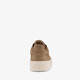 Van Beer suede heren sneakers bruin