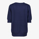 Dames sweat T-shirt donkerblauw