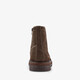 Suède heren veterboots bruin