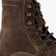 Suède heren veterboots bruin