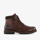 Leren heren veterboots bruin