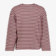 Gestreept meisjes shirt met lange mouwen roze