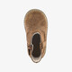 Suède meisjes boots met stippen bruin