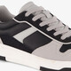 Heren sneakers grijs zwart