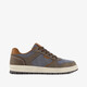 Heren sneakers blauw bruin