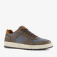Heren sneakers blauw bruin