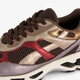 Dames sneakers bruin metallic