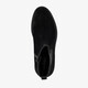 Suède heren Chelsea boots zwart