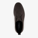 Suède heren veterschoenen donkerbruin