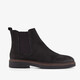 Suède heren Chelsea boots donkerblauw