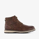 Heren veterboots donkerbruin