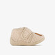 Kinder pantoffels met croissantje beige