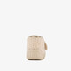 Kinder pantoffels met croissantje beige