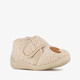 Kinder pantoffels met croissantje beige