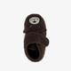 Kinder teddy pantoffels met beer bruin
