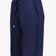 Dames wide leg pantalon donkerblauw