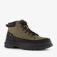 Gevoerde heren veterboots groen zwart