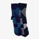 2 paar halflange compressiesokken zwart blauw