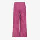 Meisjes joggingbroek met wijde broekspijpen roze