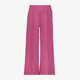 Meisjes joggingbroek met wijde broekspijpen roze