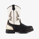Meisjes cowboylaarzen zwart wit