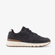 Suede heren sneakers donkerblauw
