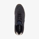 Suede heren sneakers donkerblauw