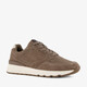 Suede heren sneakers bruin
