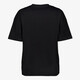 Oversized dames T-shirt met print rood goud