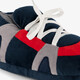 Gevoerde kinder sneaker pantoffels blauw