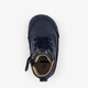 Leren babyschoenen donerkblauw