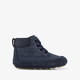 Leren babyschoenen donerkblauw