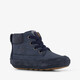 Leren babyschoenen donerkblauw