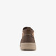 Hoge heren sneakers cognac