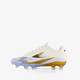 Ultimate kinder voetbalschoenen FG wit goud