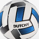 Voetbal wit blauw