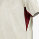 Kinder voetbal T-shirt ecru bordeaux