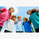Tweedelig kinder sport set groen zwart