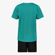 Tweedelig kinder sport set groen zwart