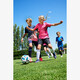 Kinder voetbalshort zwart roze