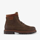 Leren heren veterboots bruin