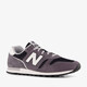 373 suède heren sneakers grijs zwart