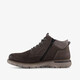 Leren heren veterschoenen grijs