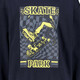 Name It jongens hoodie met opdruk blauw