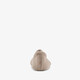 Thuis dames pantoffels van imitatiebont beige