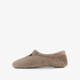 Thuis dames pantoffels van imitatiebont beige