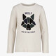Jongens longsleeve met wolvenkop ecru